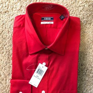 IZOD Slim Fit Stretch Cool FX Cooling Collar Dress Shirt